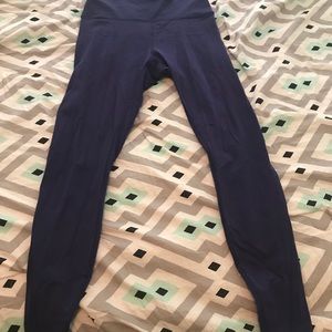Blue/Purple Lulu Lemon leggings.
